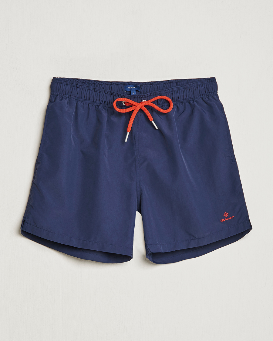 Herre | Badebukser | GANT | Basic Swimshorts Marine