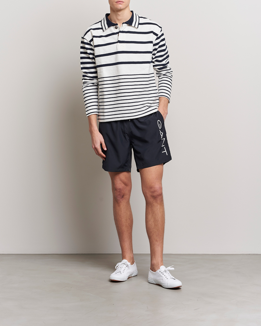 Herre | Badebukser | GANT | Lightweight Logo Swimshorts Black