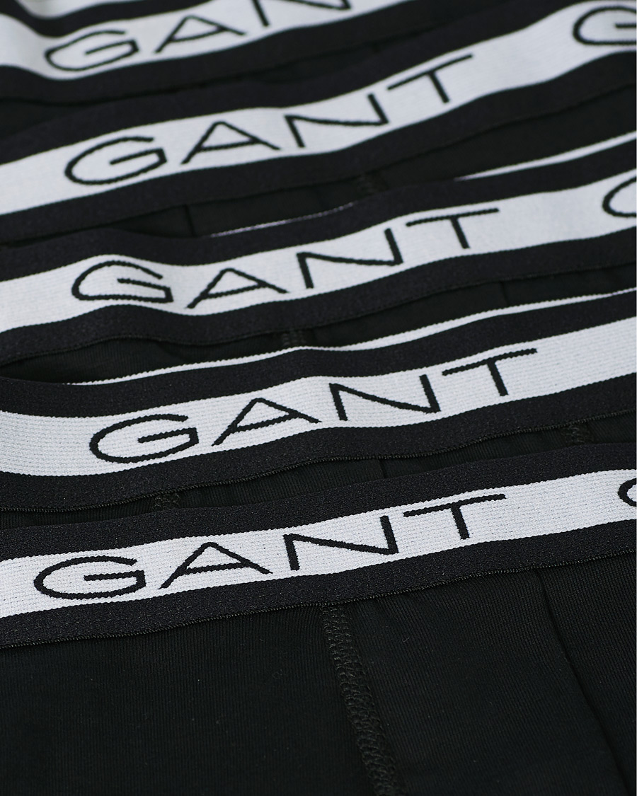 Herre | Undertøj | Gant | 5-Pack Trunks Black