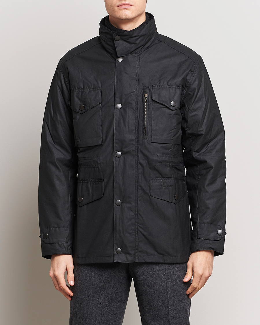 Herre | Oilskinsjakker | Barbour Lifestyle | Sapper Jacket Black