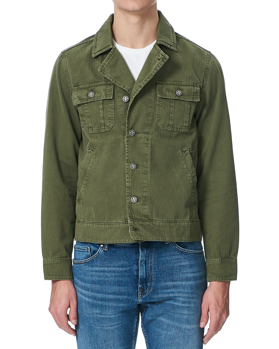 Herre | Jakker | Morris | Rochefort Twill Jacket Olive