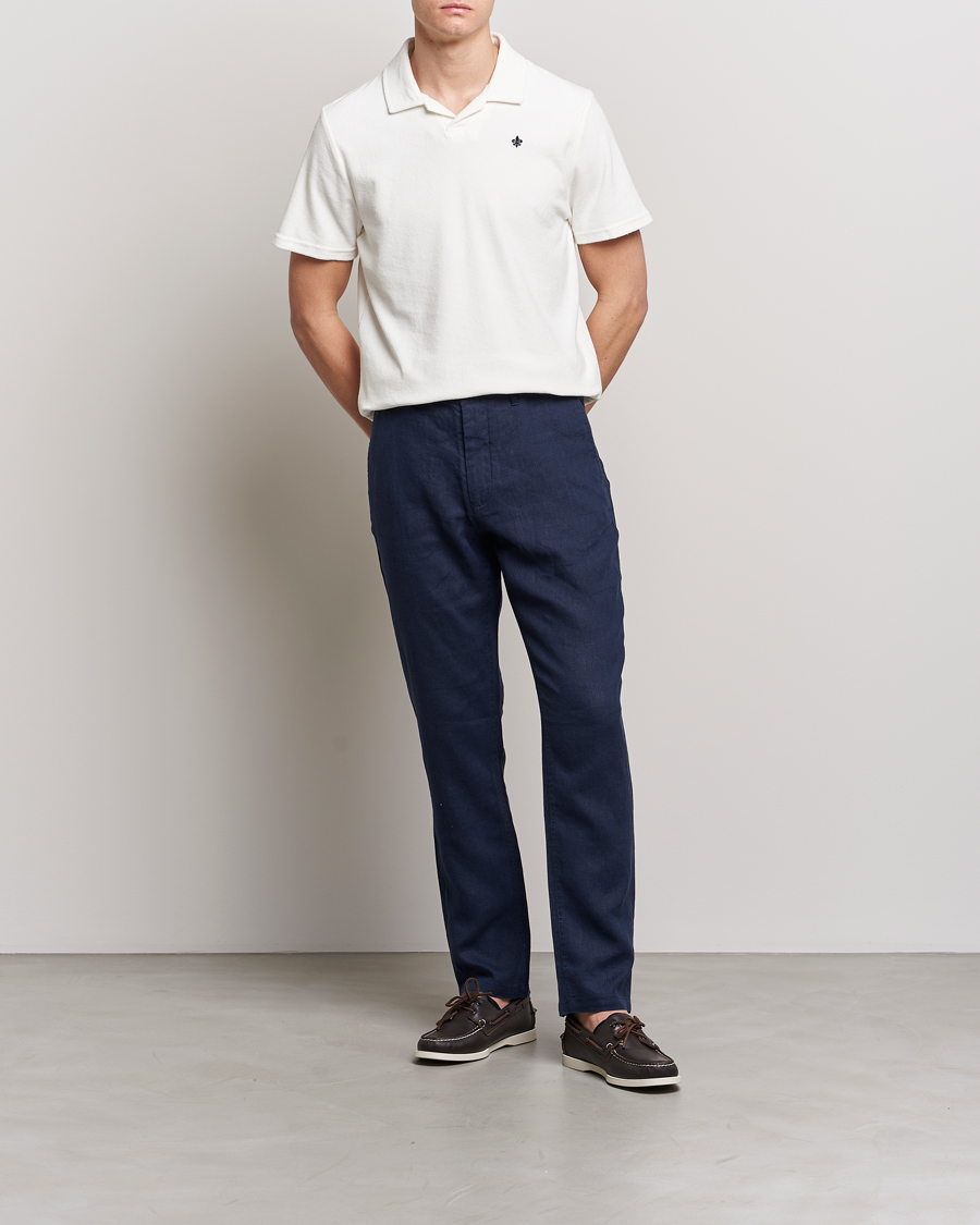 Herre | Polotrøjer | Morris | Delon Terry Jersey Polo Off White