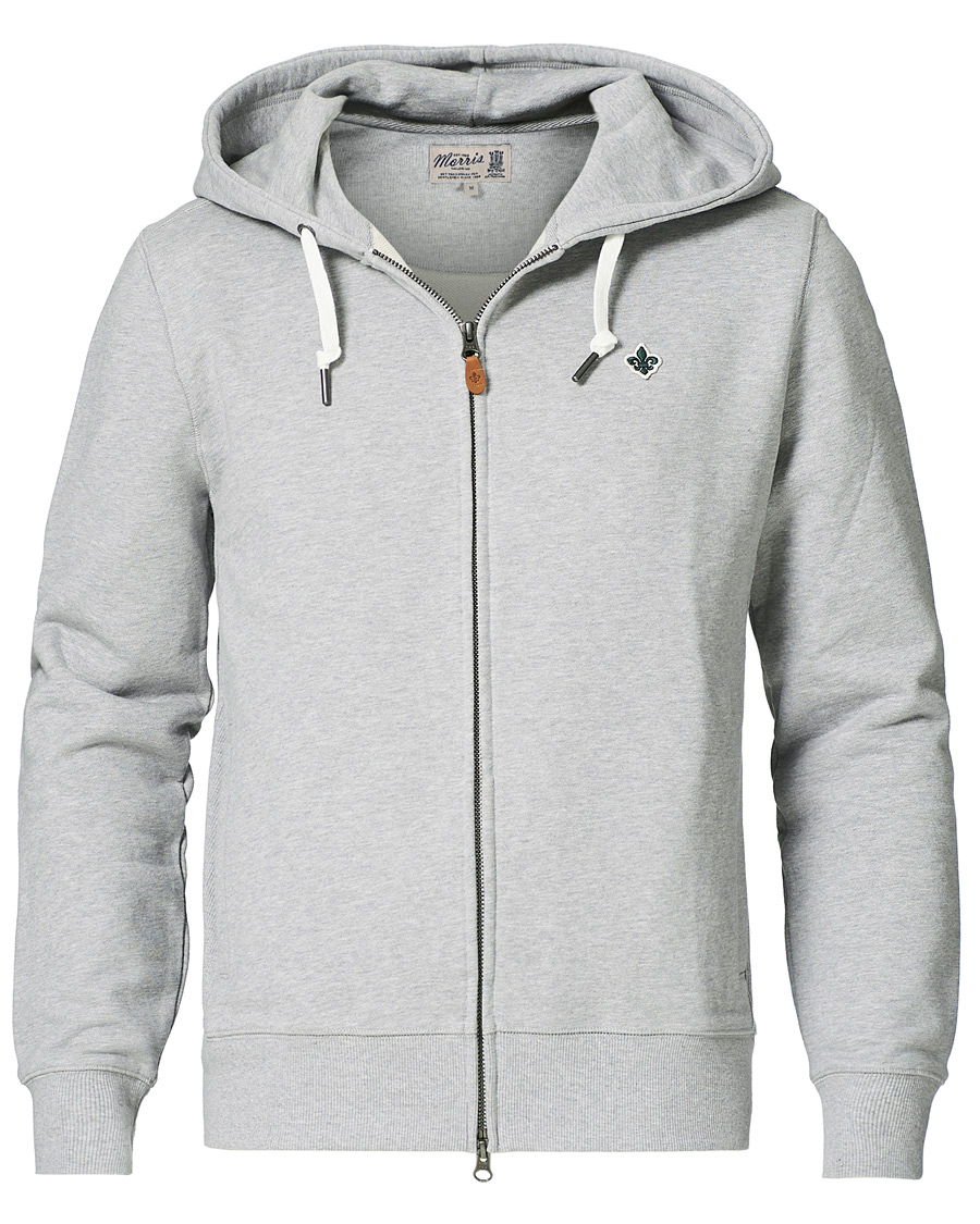 Herre | Trøjer | Morris | Berkley Full-Zip Hoodie Grey Melange