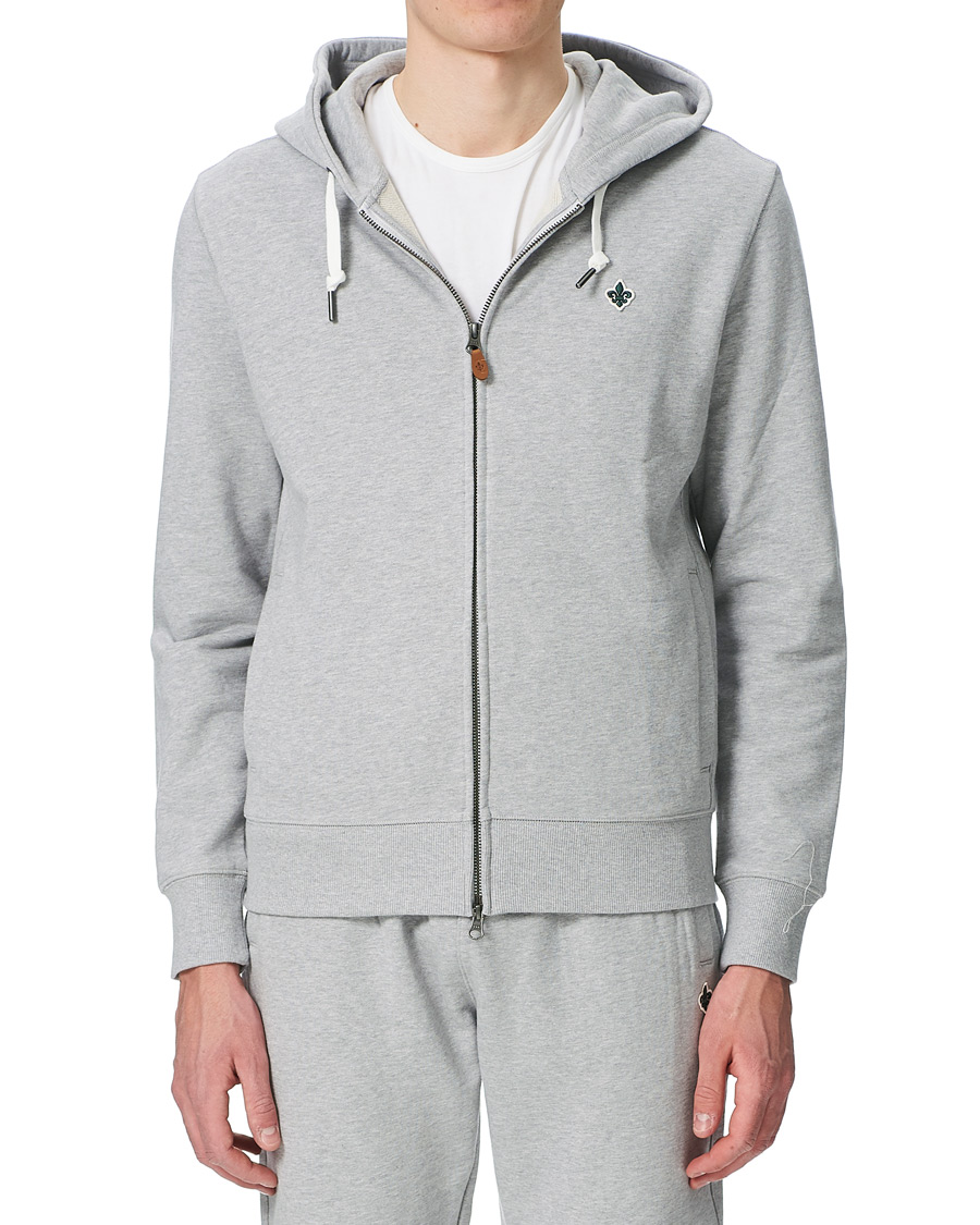 Herre | Trøjer | Morris | Berkley Full-Zip Hoodie Grey Melange