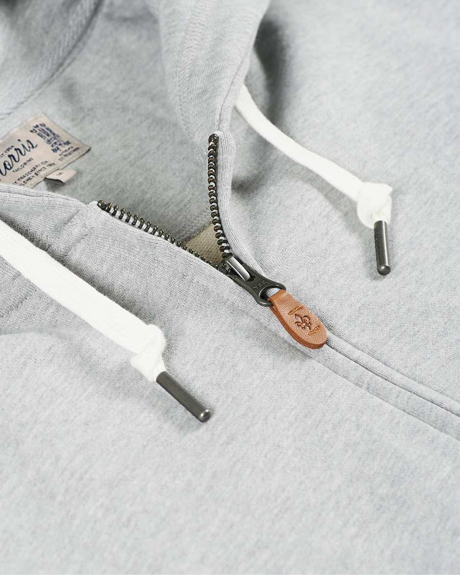 Herre | Trøjer | Morris | Berkley Full-Zip Hoodie Grey Melange