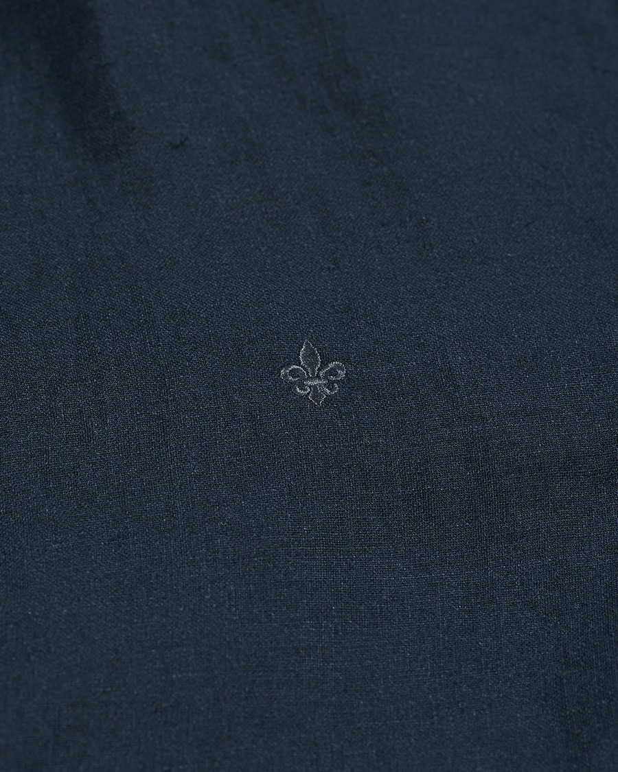Herre | Skjorter | Morris | Douglas Linen Shirt Dark Navy