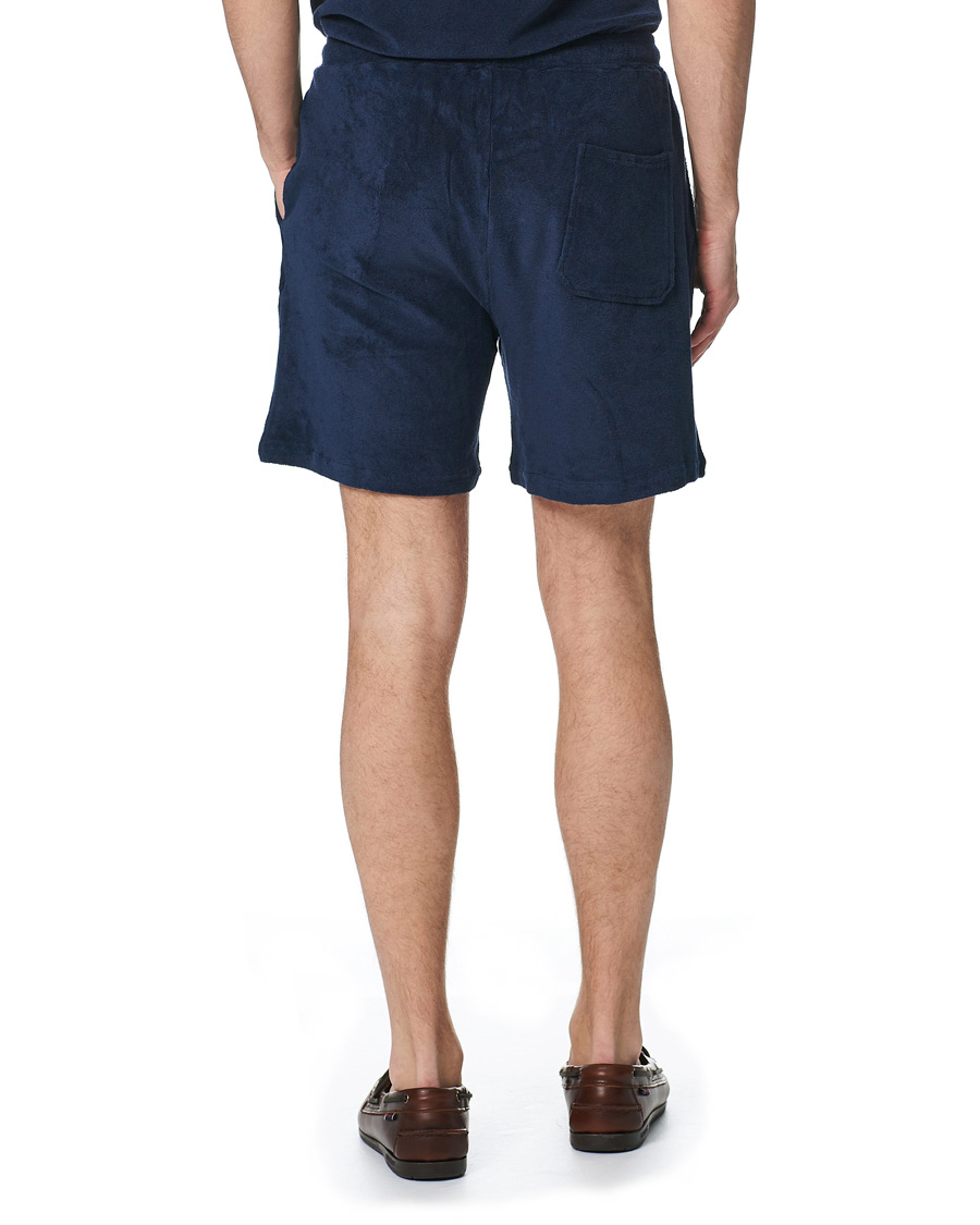 Herre | Shorts | Stenströms | Towelling Cotton Shorts Navy