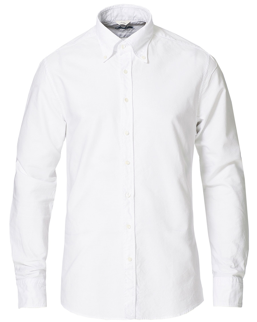 Herre | Skjorter | Stenströms | Slimline Oxford Shirt White