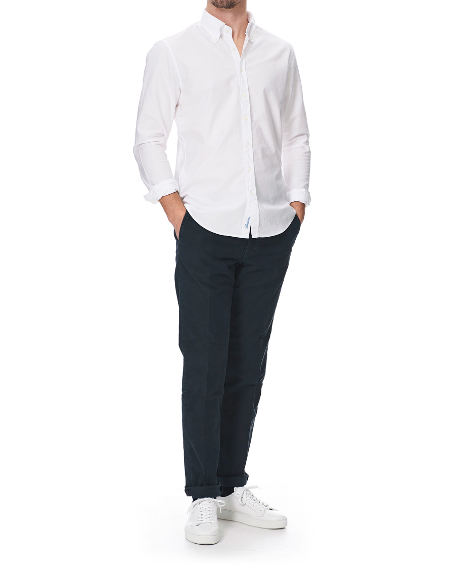 Herre | Skjorter | Stenströms | Slimline Oxford Shirt White