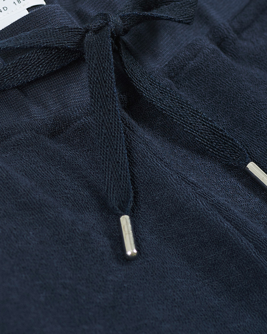 Herre | Shorts | Sunspel | Organic Cotton Towelling Shorts Navy