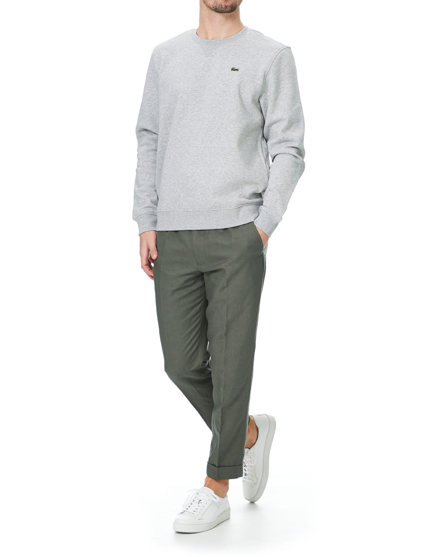 Herre | Trøjer | Lacoste | Crew Neck Sweatshirt Argent Chine