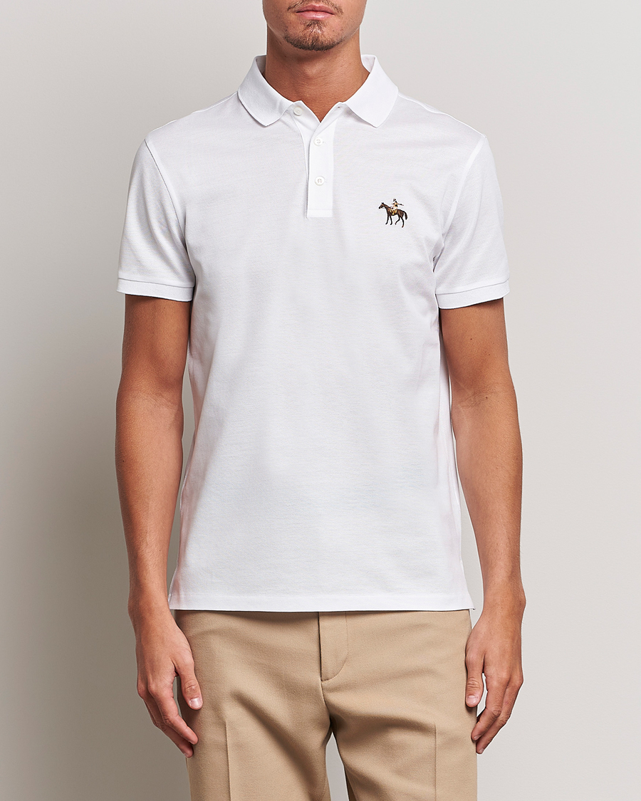 Herre | Ralph Lauren Purple Label | Ralph Lauren Purple Label | Mercerized Cotton Polo Classic White