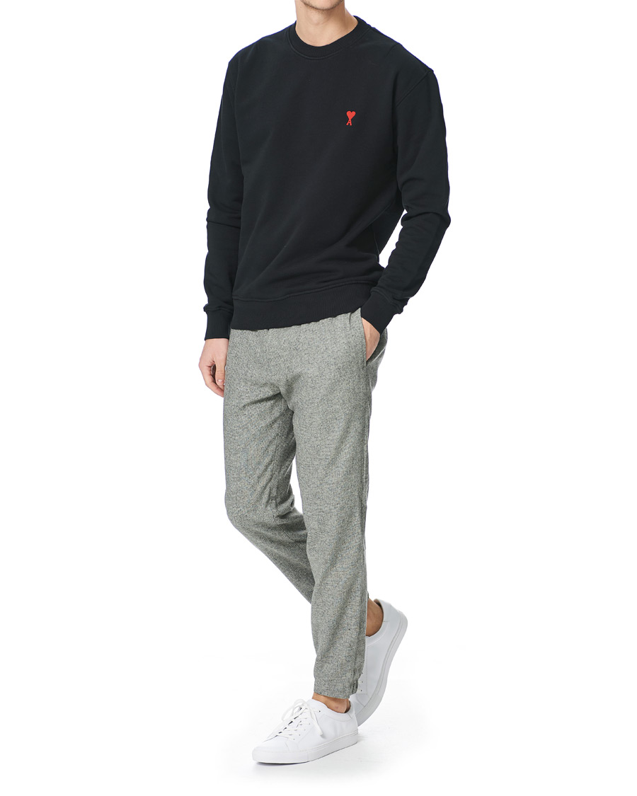 Herre | Trøjer | AMI | Heart Logo Sweatshirt Black