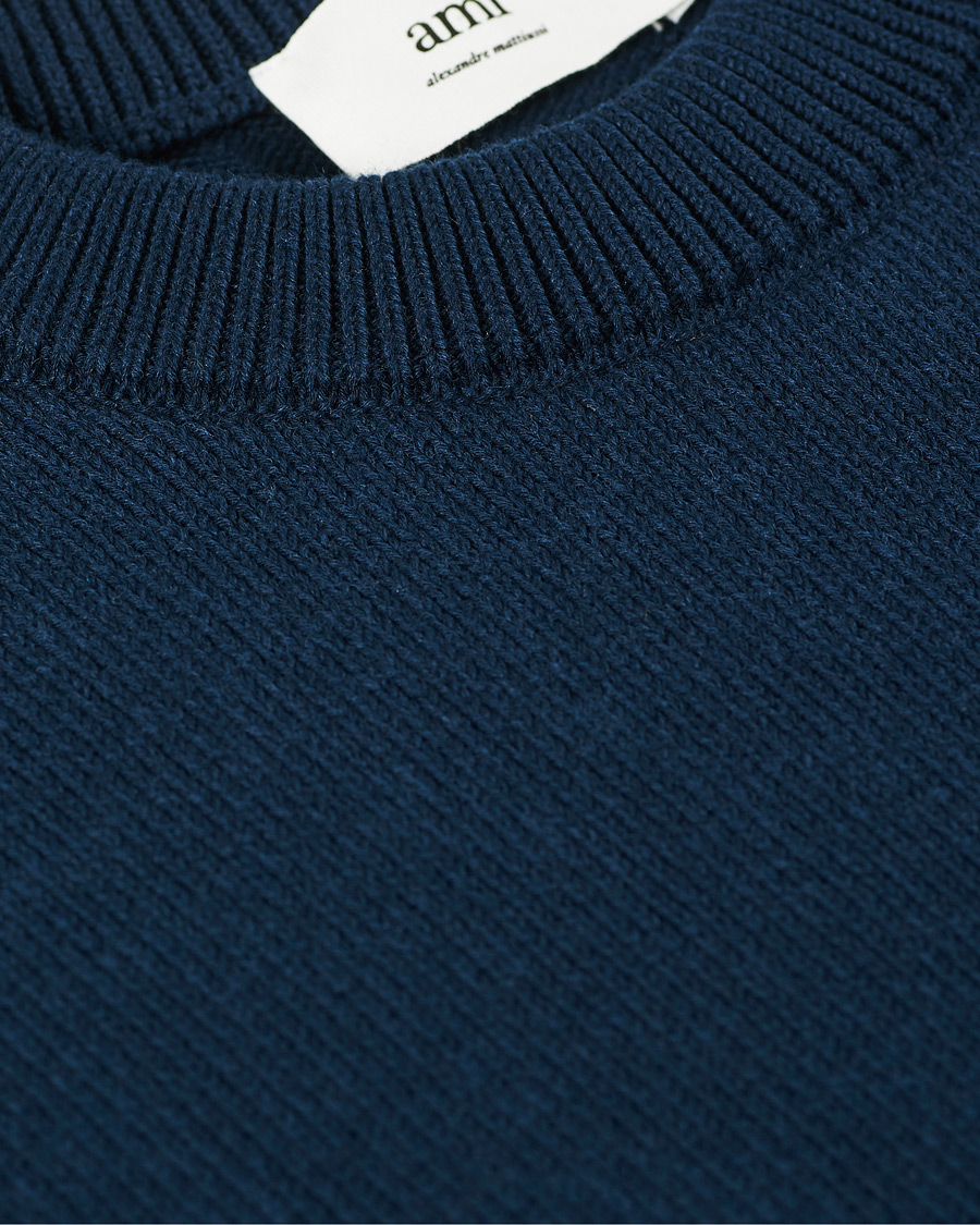 Herre | Trøjer | AMI | Big Heart Oversize Sweater Navy