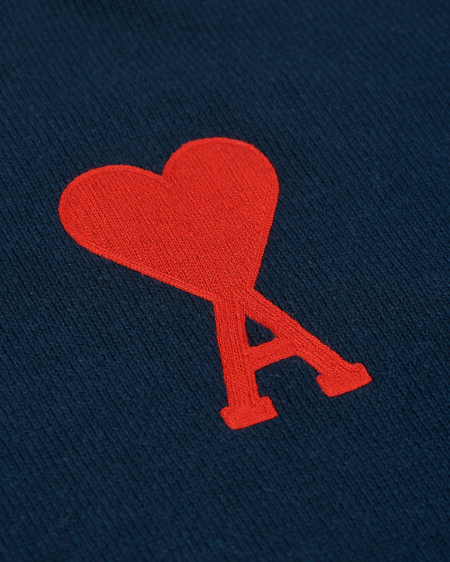 Herre | Trøjer | AMI | Big Heart Oversize Sweater Navy