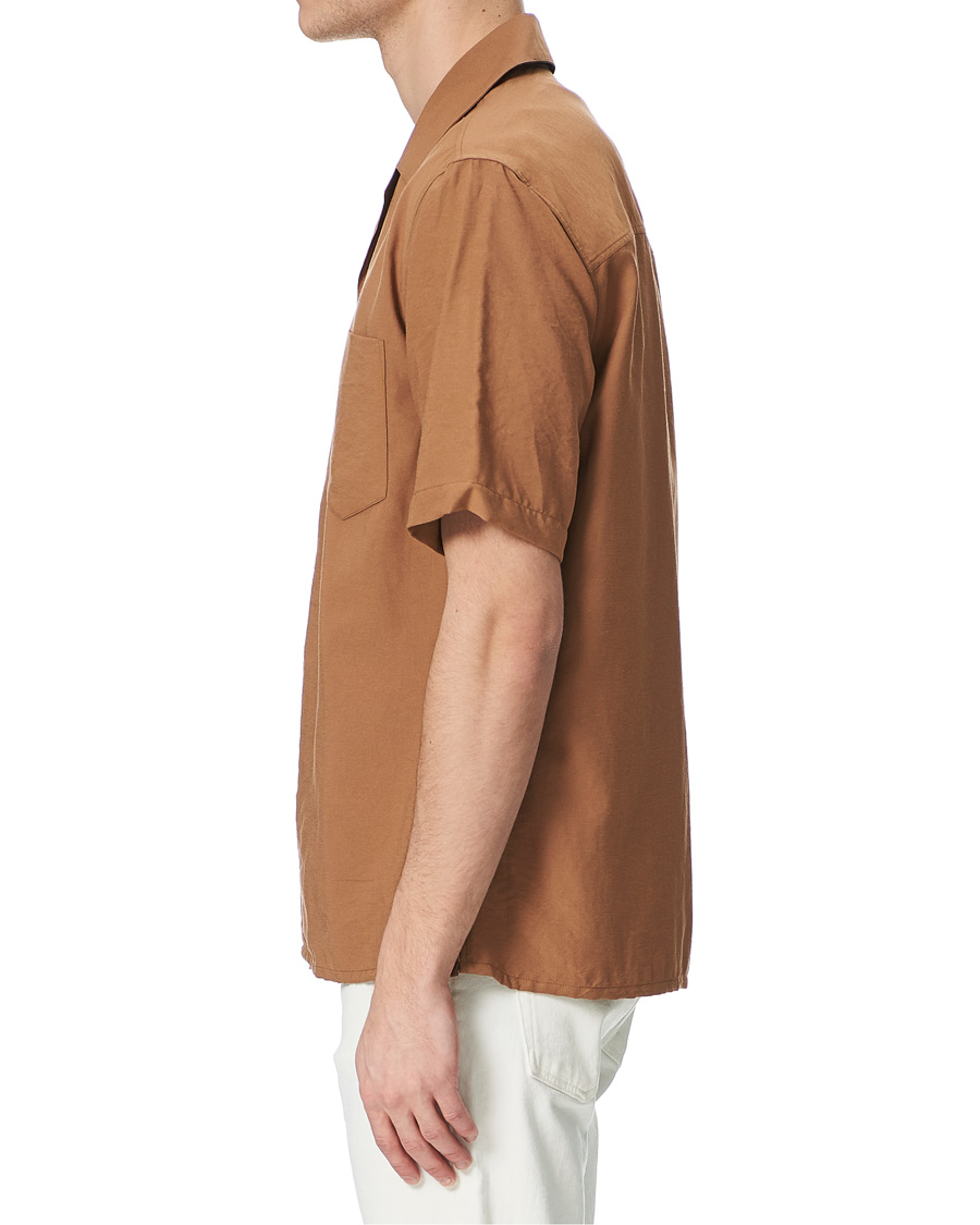 Herre | Skjorter | AMI | Signature Camp Collar Shirt Beige