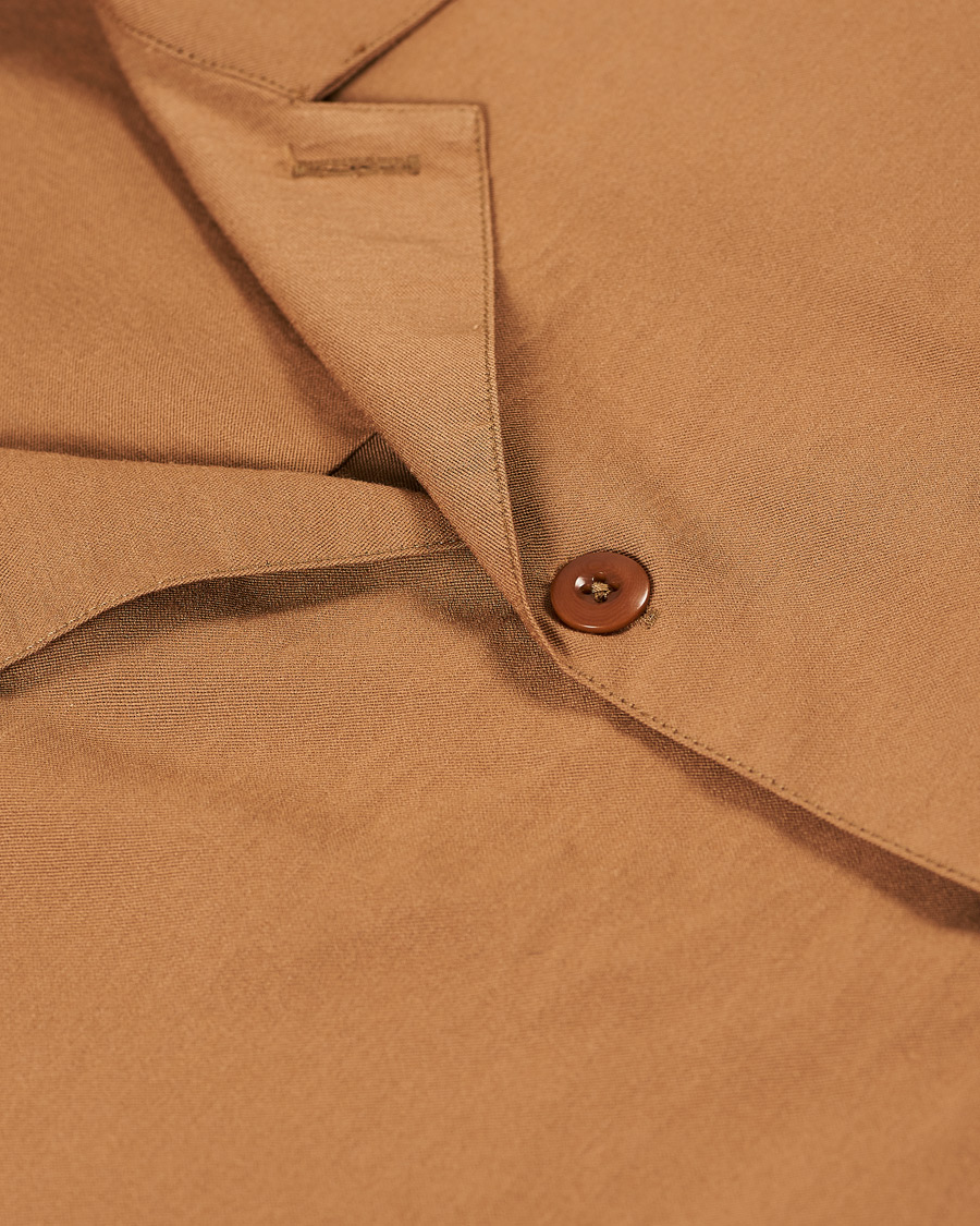 Herre | Skjorter | AMI | Signature Camp Collar Shirt Beige