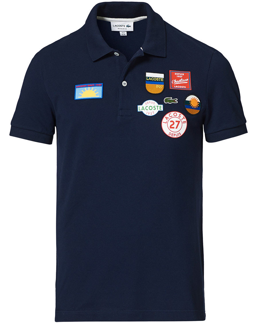 Herre | Polotrøjer | Lacoste | Original Patch Polo Piké Navy Blue