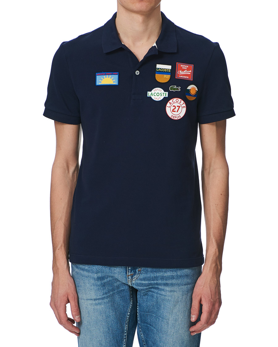 Herre | Polotrøjer | Lacoste | Original Patch Polo Piké Navy Blue
