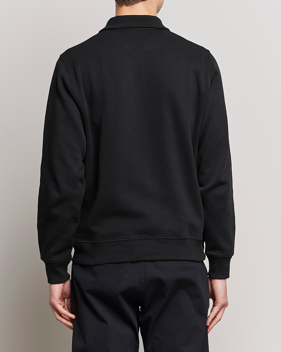 Herre | Trøjer | Lacoste | Rib Interlock Half Zip Black