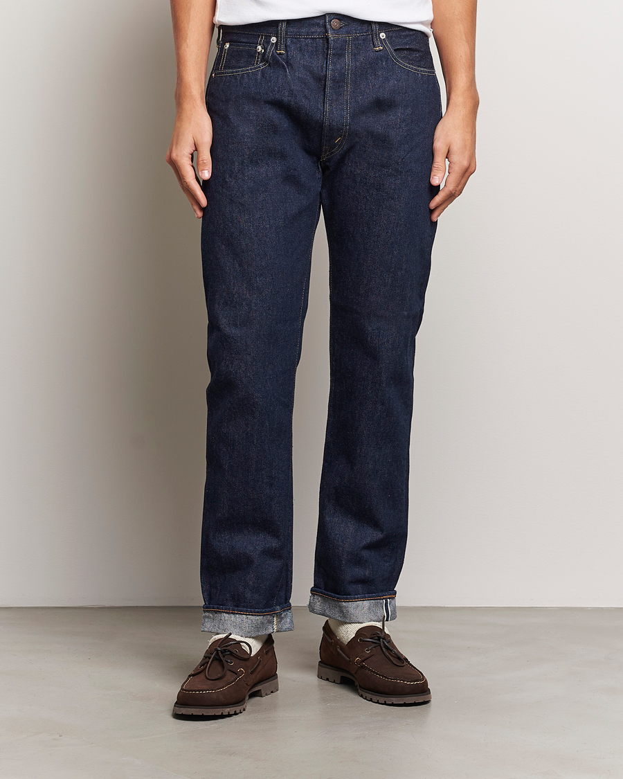 Herre | Blå jeans | orSlow | Tapered Fit 107 Selvedge Jeans One Wash