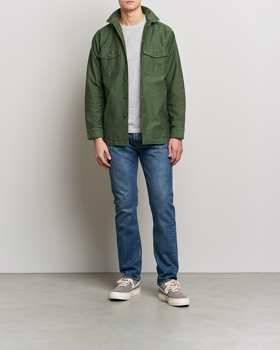 Herre | Jeans | orSlow | Tapered Fit 107 Selvedge Jeans 2 Year Wash