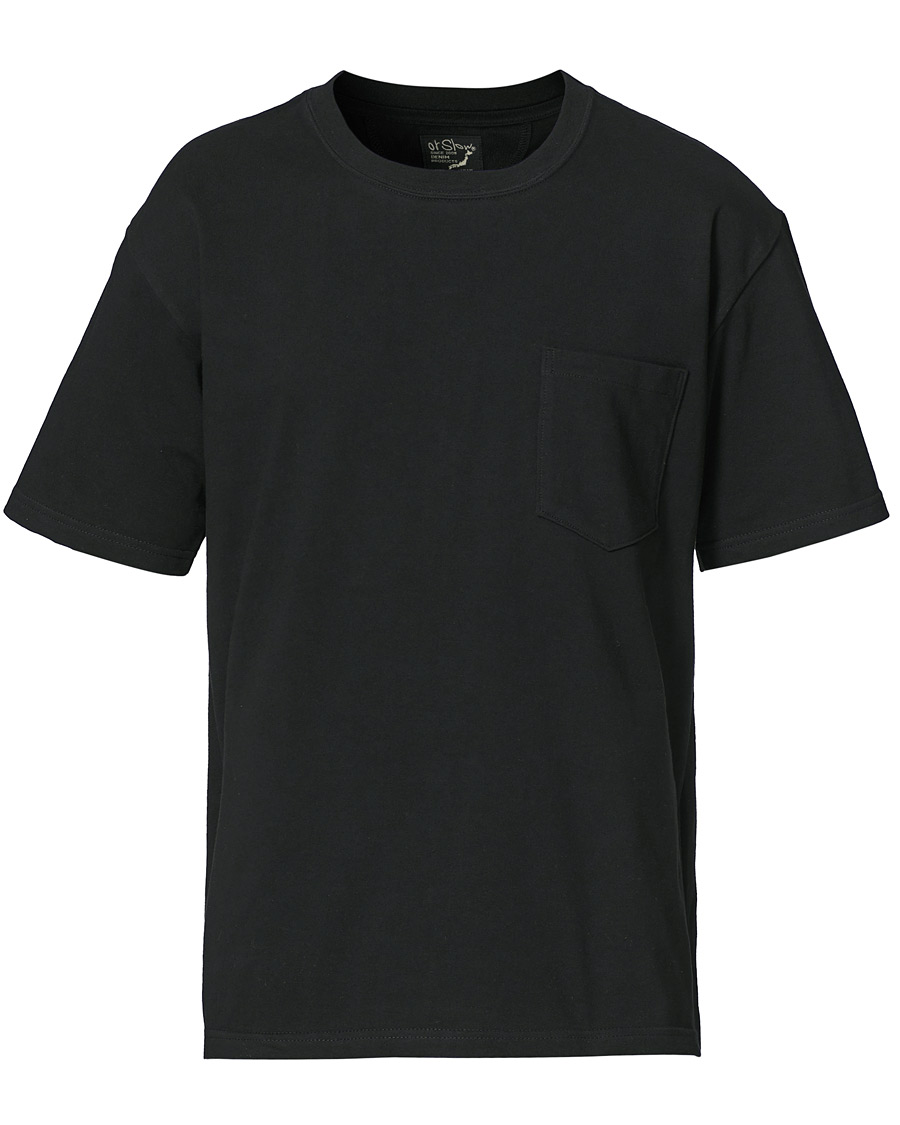 Herre | T-Shirts | orSlow | Military Pocket Tee Black