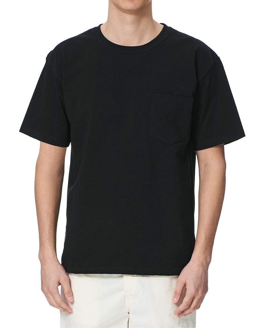 Herre | T-Shirts | orSlow | Military Pocket Tee Black