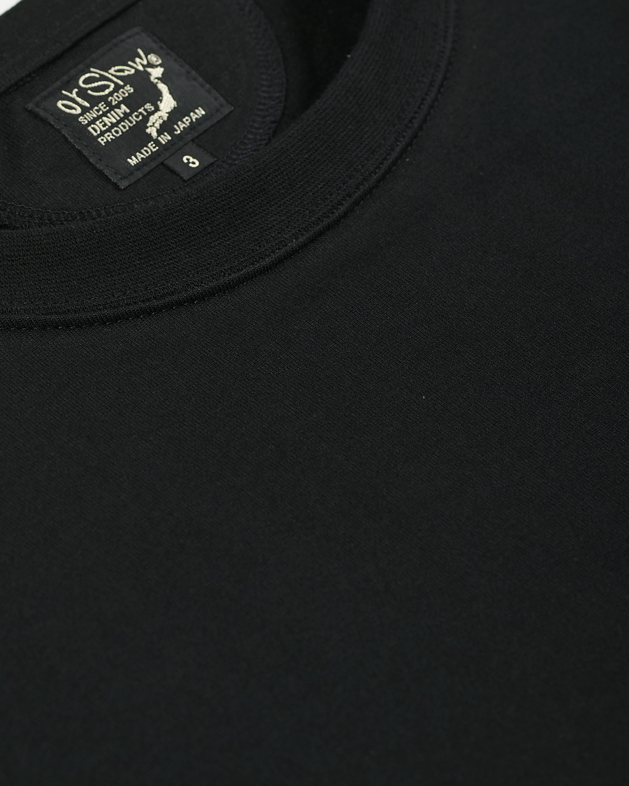 Herre | T-Shirts | orSlow | Military Pocket Tee Black