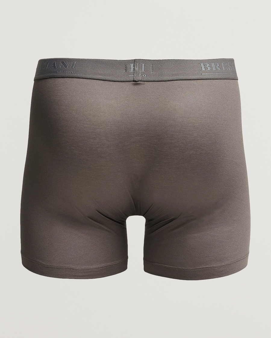 Herre | Boxershorts | Bresciani | Cotton Boxer Trunk Grey