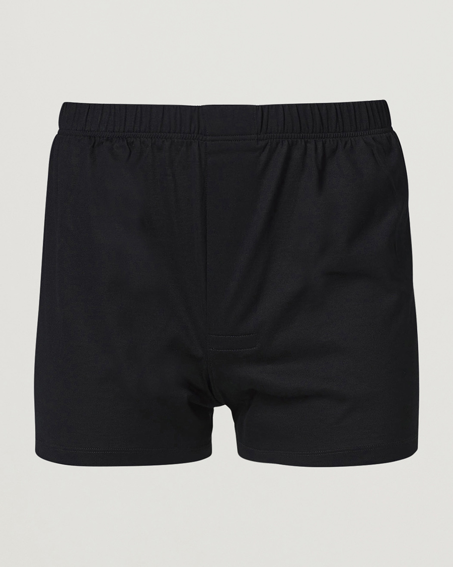 Herre | Boxershorts | Bresciani | Cotton Boxer Brief Black