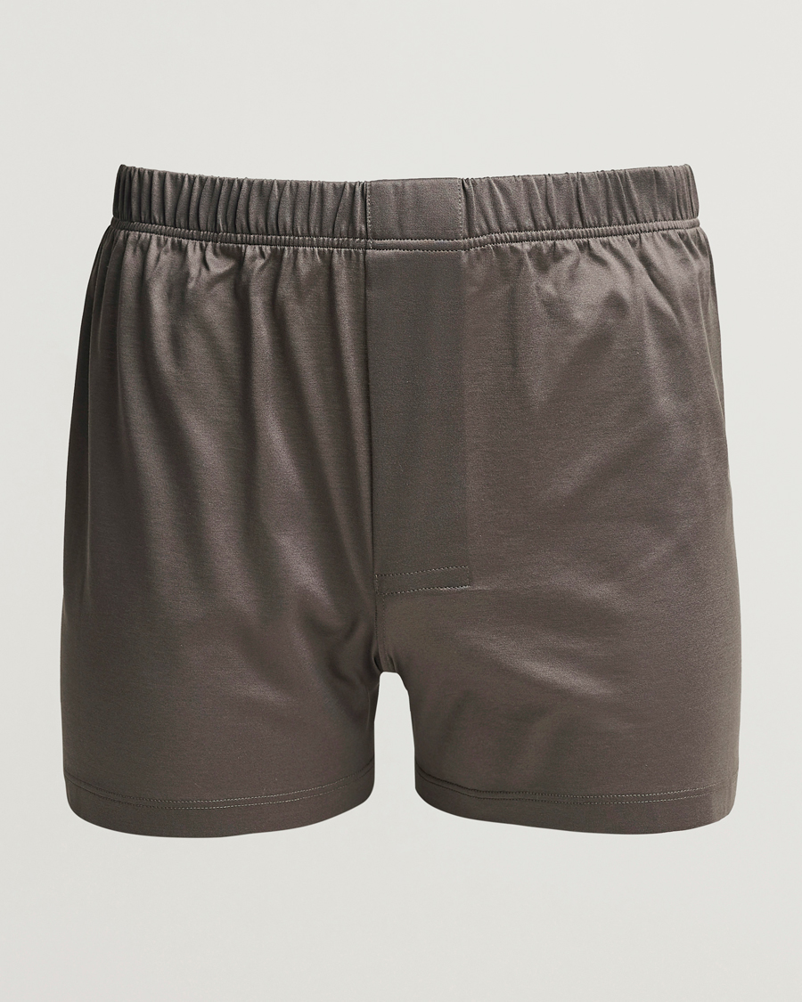 Herre | Boxershorts | Bresciani | Cotton Boxer Brief Grey