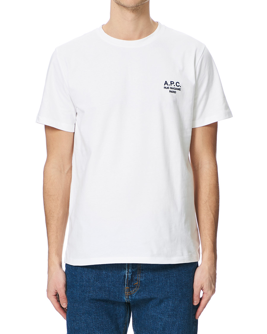 Herre | T-Shirts | A.P.C. | Raymond Short Sleeve Tee White