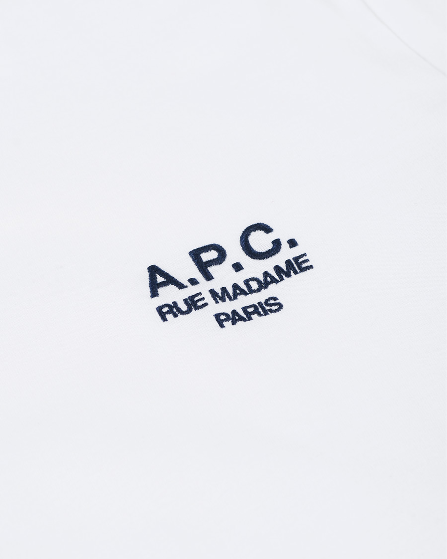 Herre | T-Shirts | A.P.C. | Raymond Short Sleeve Tee White