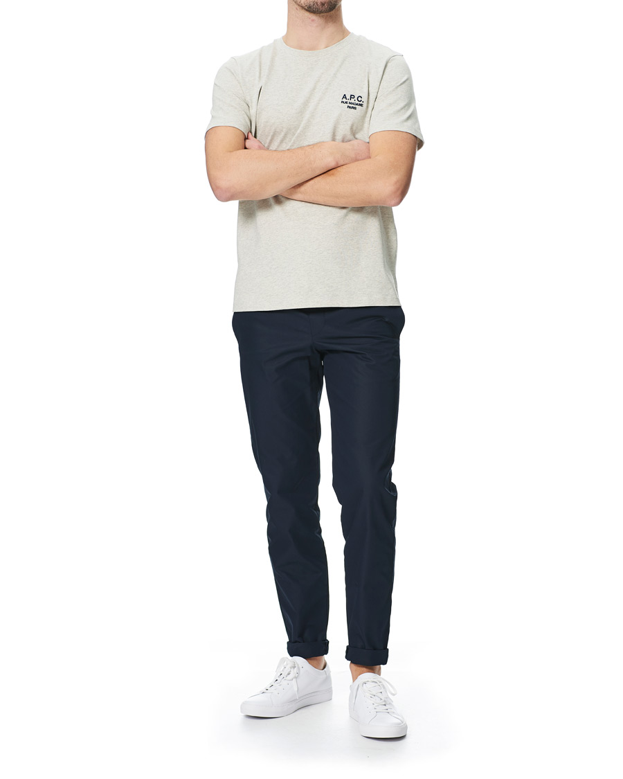 Herre | T-Shirts | A.P.C. | Raymond Short Sleeve T-Shirt Ecru