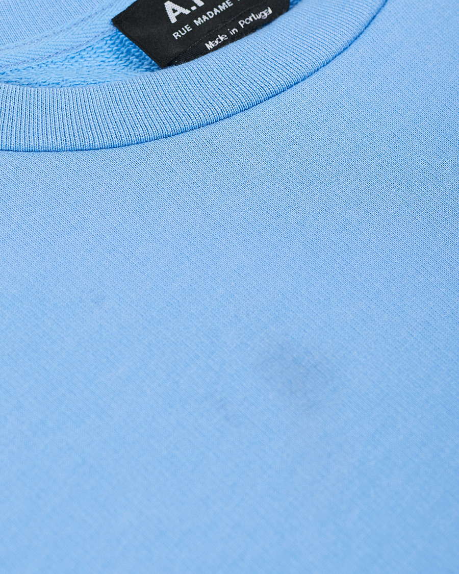 Herre | Trøjer | A.P.C. | Mike Vintage Sweatshirt Light Blue