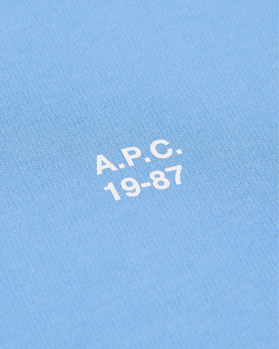Herre | Trøjer | A.P.C. | Mike Vintage Sweatshirt Light Blue