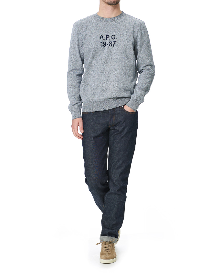 Herre | Trøjer | A.P.C. | 1987 Pullover Steel Blue
