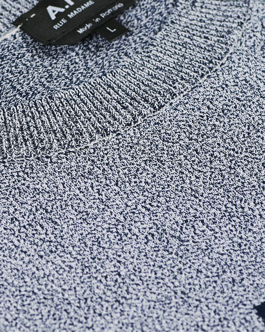 Herre | Trøjer | A.P.C. | 1987 Pullover Steel Blue