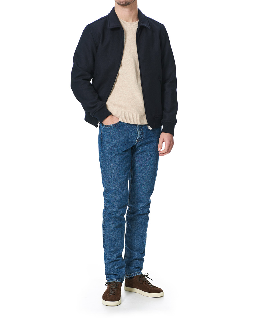 Herre | Jakker | A.P.C. | Wool Bomber jacket Navy