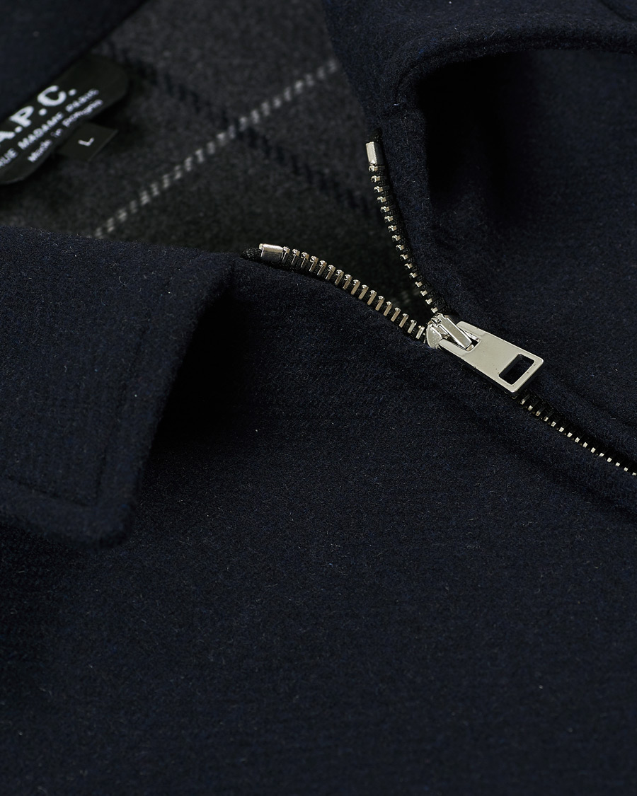 Herre | Jakker | A.P.C. | Wool Bomber jacket Navy