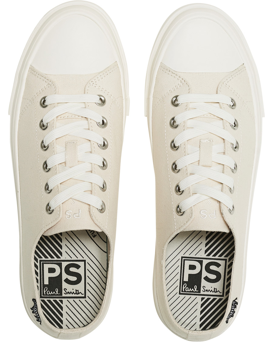 Herre | PS Paul Smith Kinsey Canvas Sneakers White | PS Paul Smith | Kinsey Canvas Sneakers White