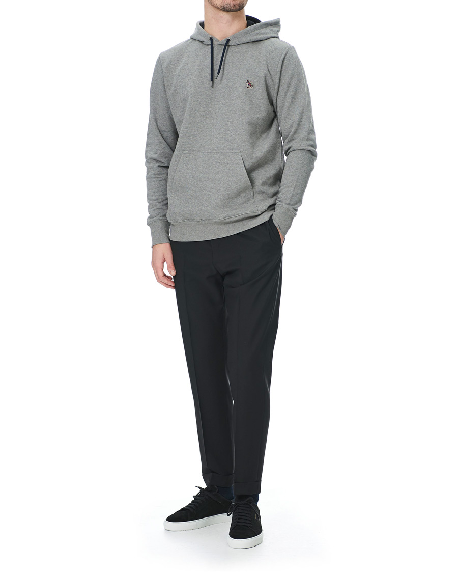 Herre | Trøjer | PS Paul Smith | Zebra Hoodie Grey Melange