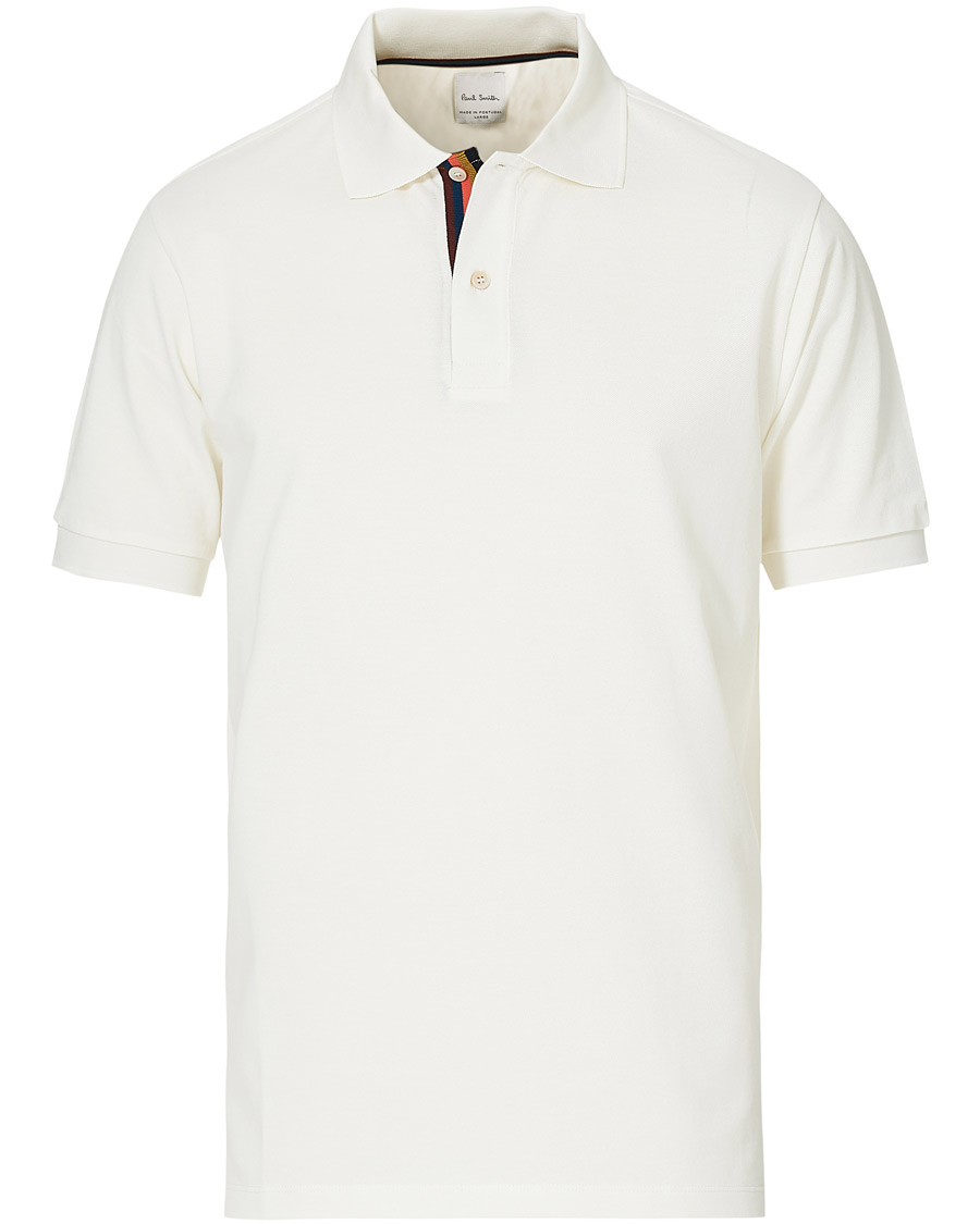 Herre | Polotrøjer | Paul Smith | Placket Stripe Polo White