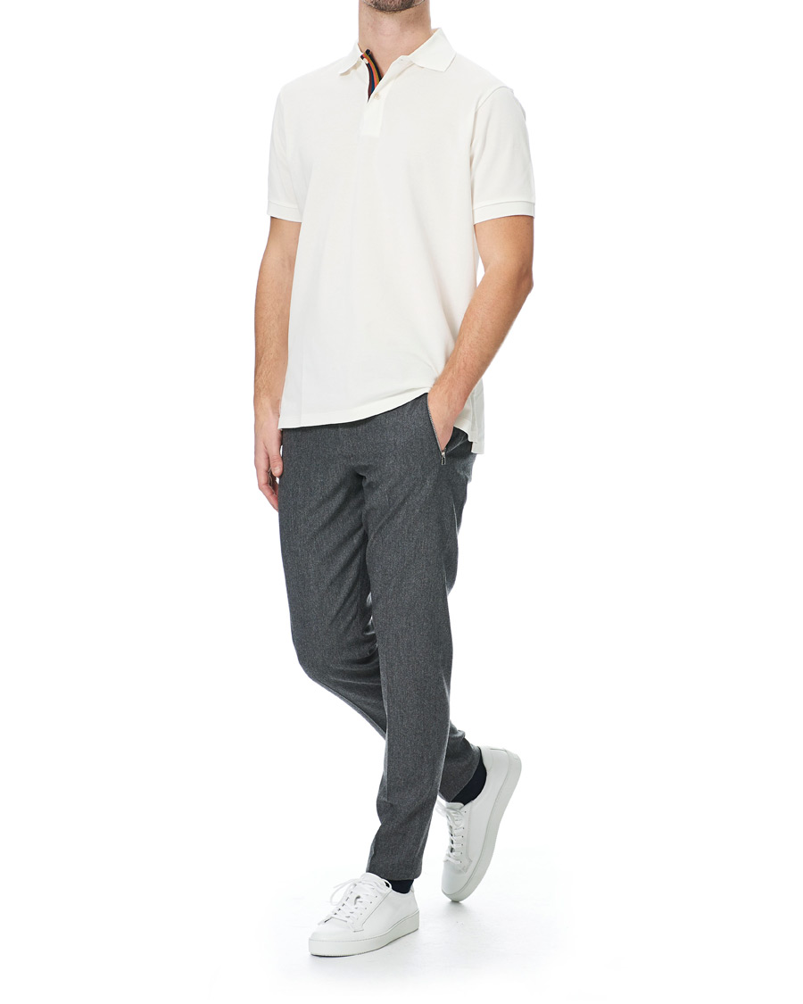 Herre | Polotrøjer | Paul Smith | Placket Stripe Polo White