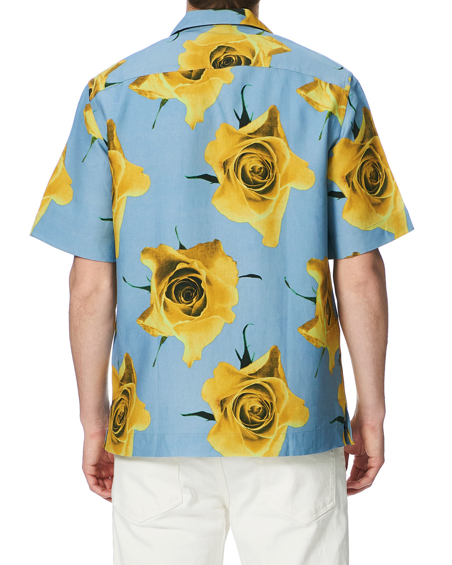Herre | Skjorter | Paul Smith | Tailored Fit Flower Print Resort Shirt Green