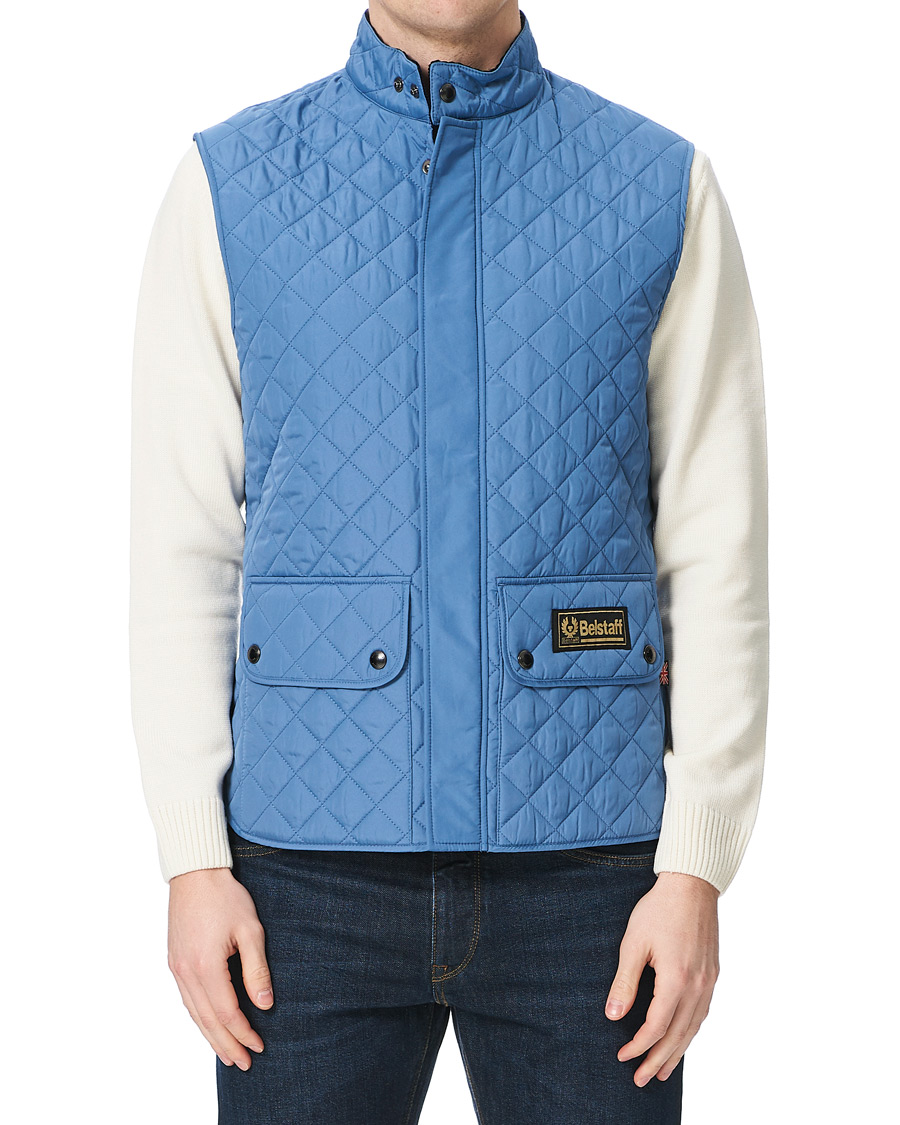 Herre | Jakker | Belstaff | Waistcoat Quilted Airforce Blue