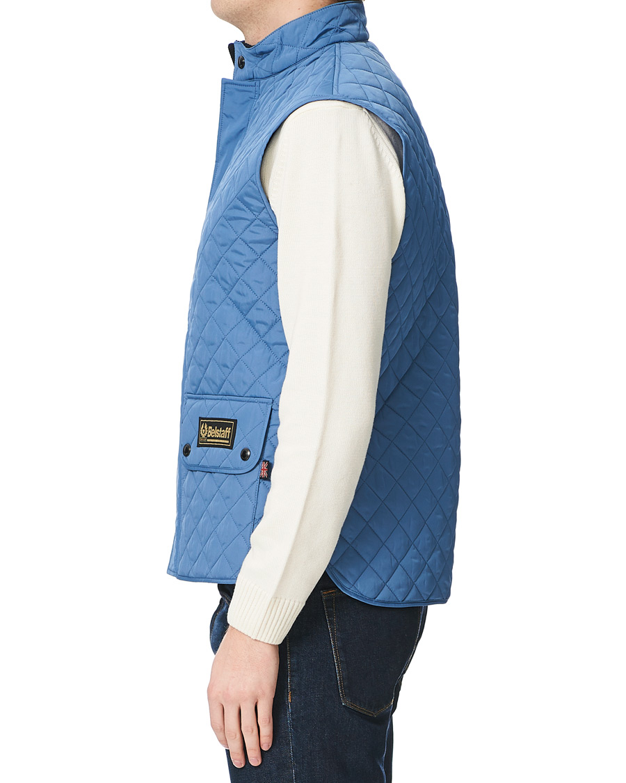 Herre | Jakker | Belstaff | Waistcoat Quilted Airforce Blue