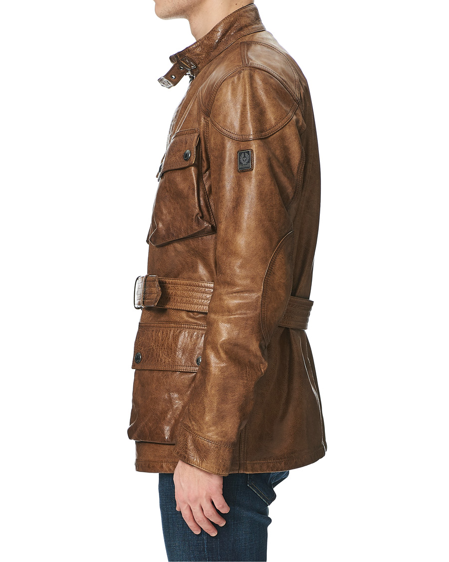 Herre | Jakker | Belstaff | Trialmaster Panther 2.0 Leather Jacket Burnished Gold