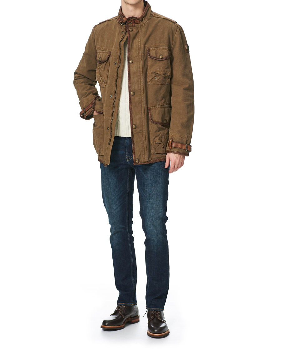 Herre | Jakker | Belstaff | Journey Cotton Canvas Utility Jacket Mountain